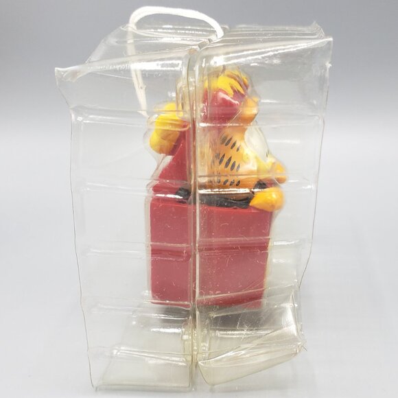 Garfield Christmas Lot Vintage 1981 Stocking Hanger Bell NEW 2003 Macys Ornament - Picture 13 of 16